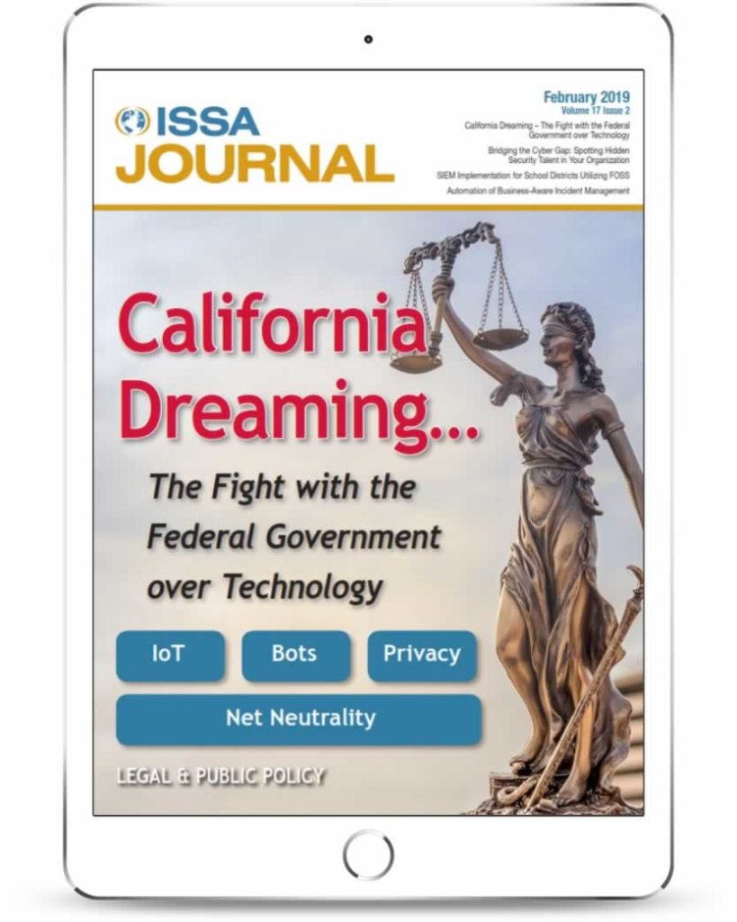 ISSA Journal Cover February 2019