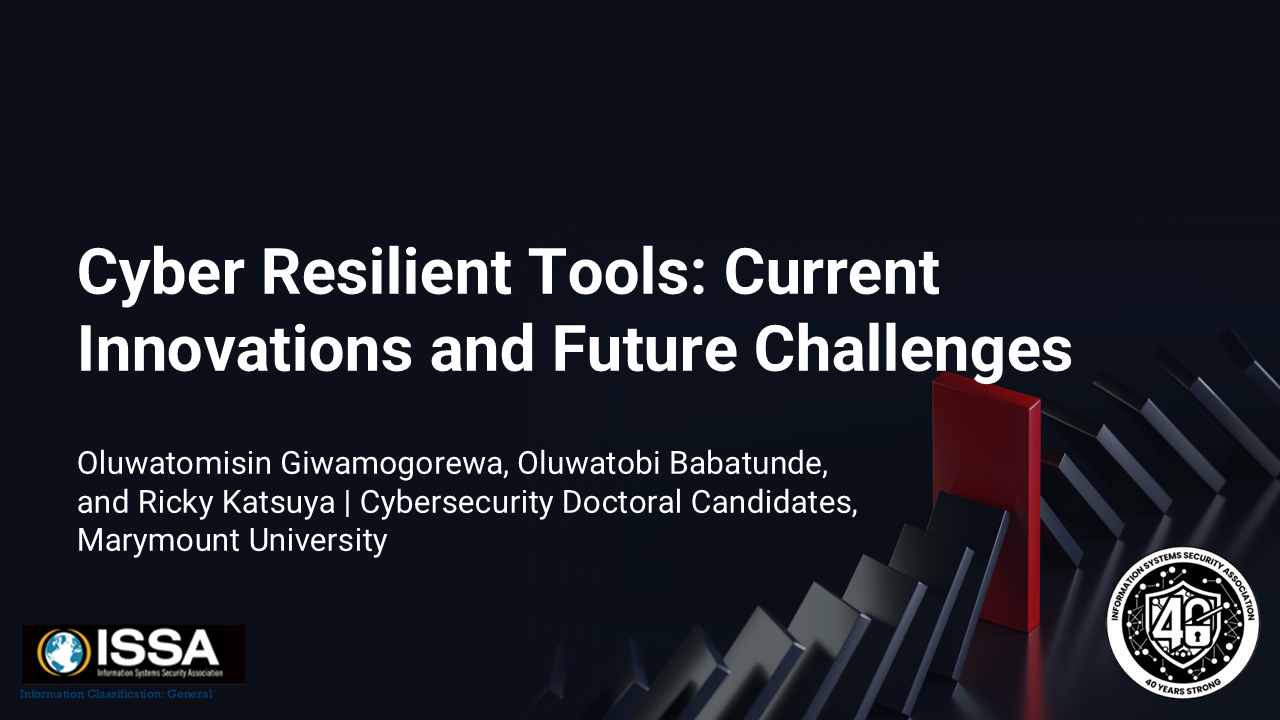 Cyber Resilient Tools: Current Innovations and Future Challenges