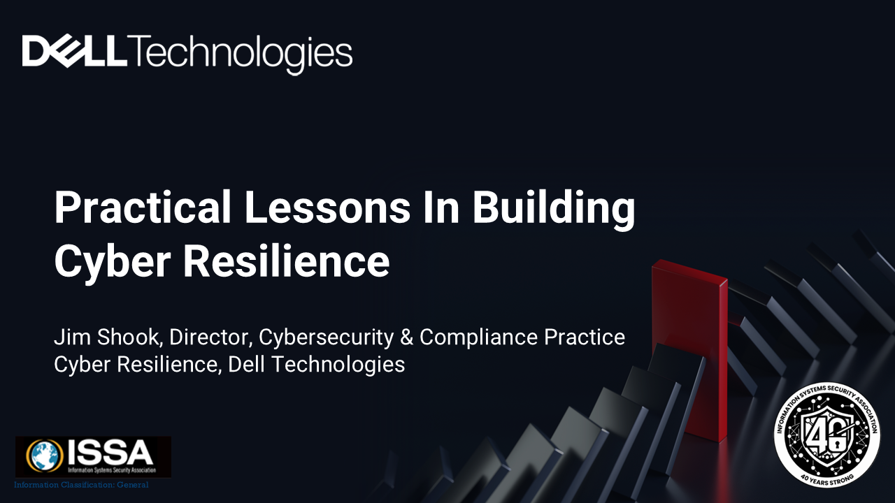 Practical Lessons In Building Cyber Resilience