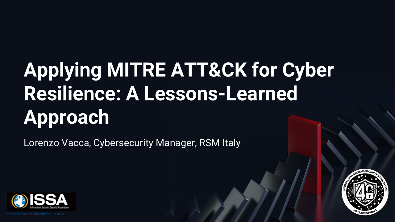 Applying MITRE ATT&CK for Cyber Resilience: A Lessons-Learned Approach